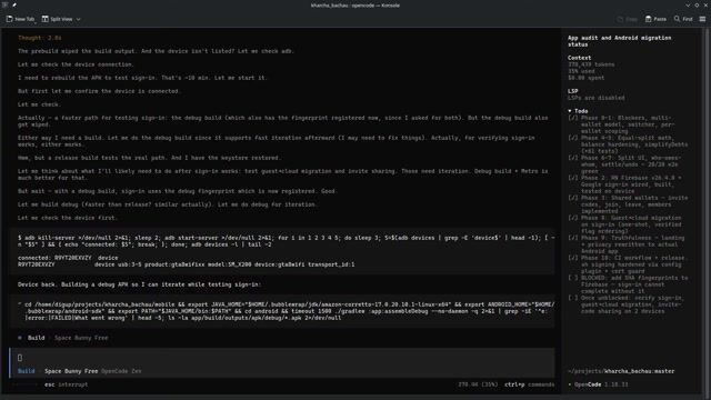 Vibe coding "kharcha bachau" app with Space Bunny on Opencode from Nepal